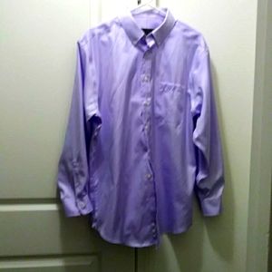 Men’s Jos. A. Bank Reserve Lilac Button Down Shirt 17 neck 34